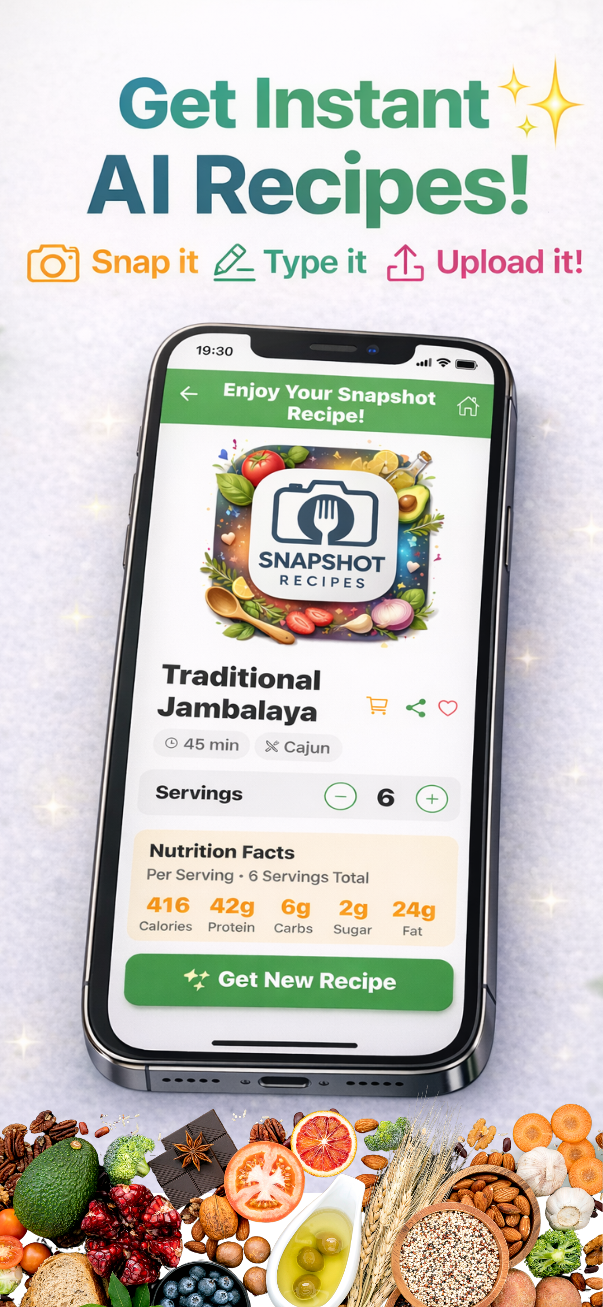 Get Instant AI Recipes