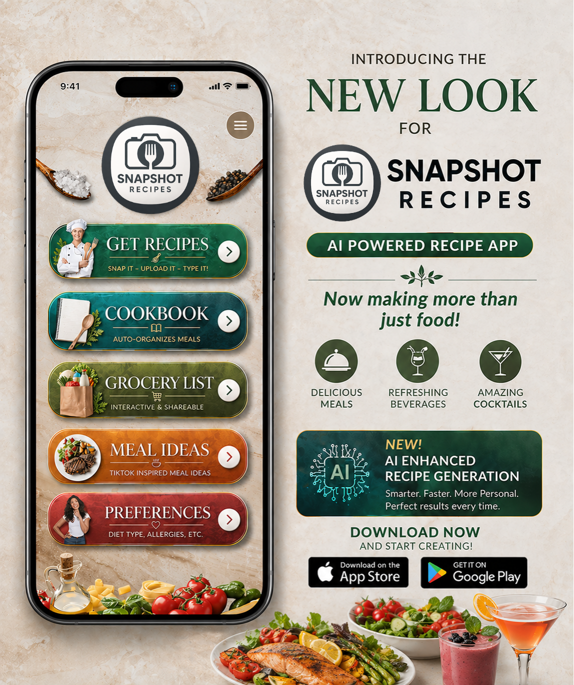 Snapshot Recipes - New Look
